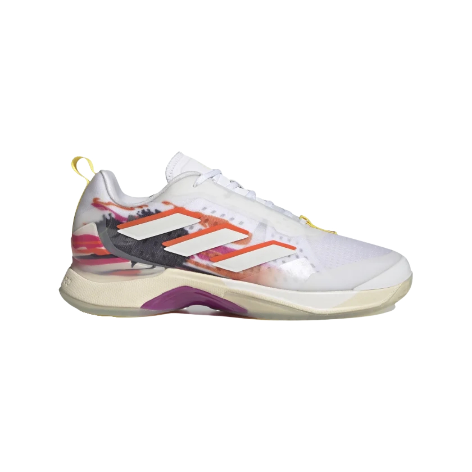Adidas Avacourt Women Cloud White/Zero Metalic/ Impact Yellow - OLD
