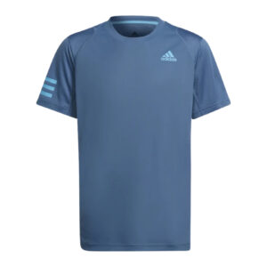 Adidas Boys Club 3-Stripe T-shirt Altered Blue/Sky Rush - OLD