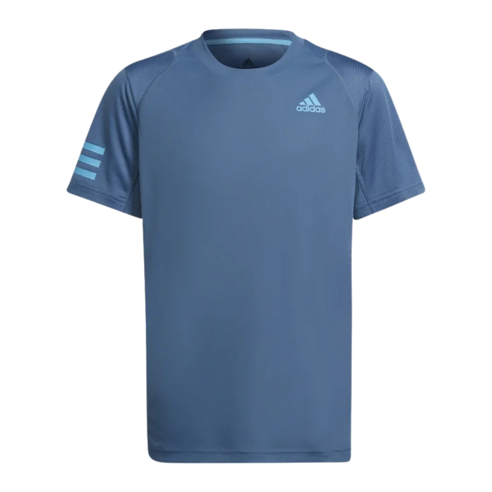Adidas Boys Club 3-Stripe T-shirt Altered Blue/Sky Rush - OLD