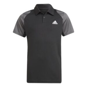 Adidas Boys Club Polo Shirt Black - OLD