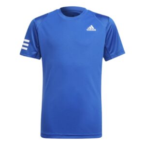 Adidas Club 3-Stripes Junior Tee Blue - OLD