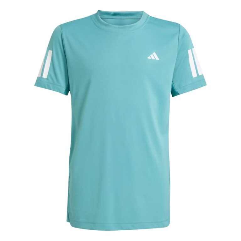 Adidas Club 3-Stripes T-shirt Boys Powder Teal