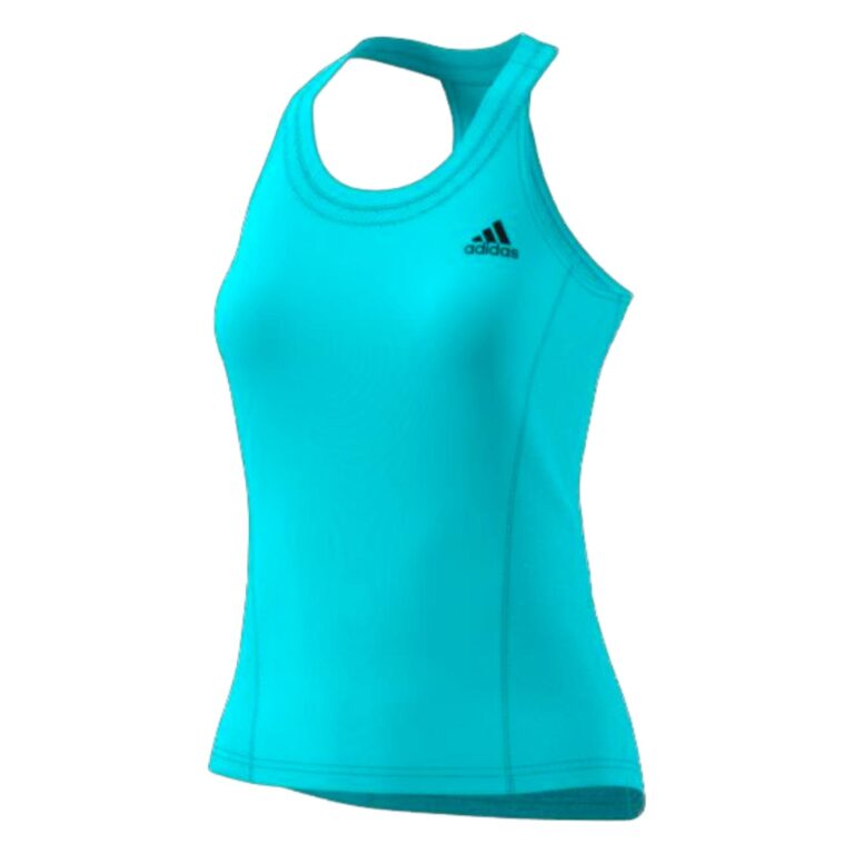 Adidas Club Dame Tank Aqua/Black - OLD