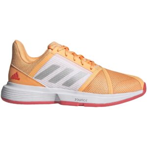 Adidas CourtJam Bounce Dame Acid Orange/Silver Metallic - OLD