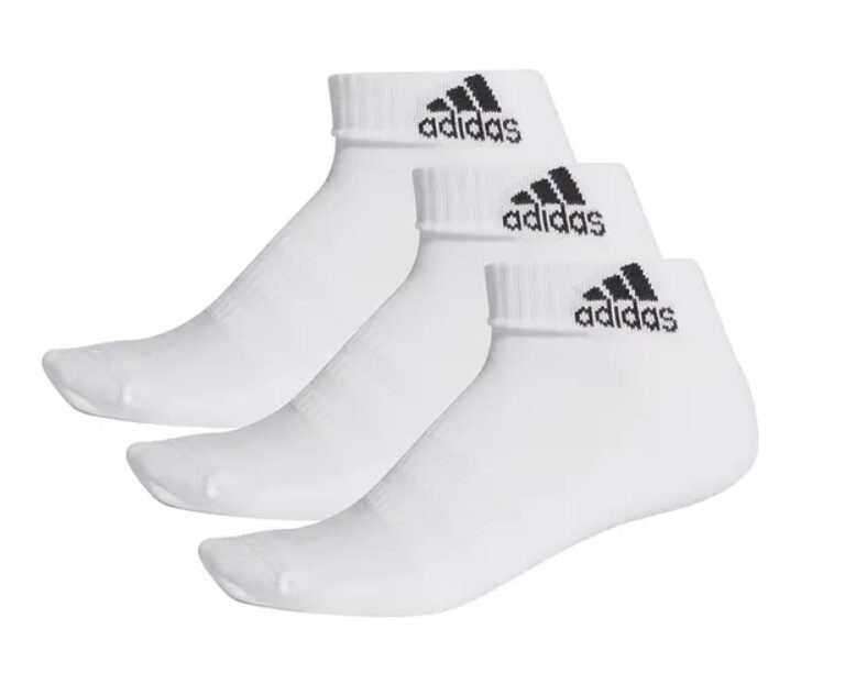 Adidas Cush Ankel Strømper 3-pak Hvid
