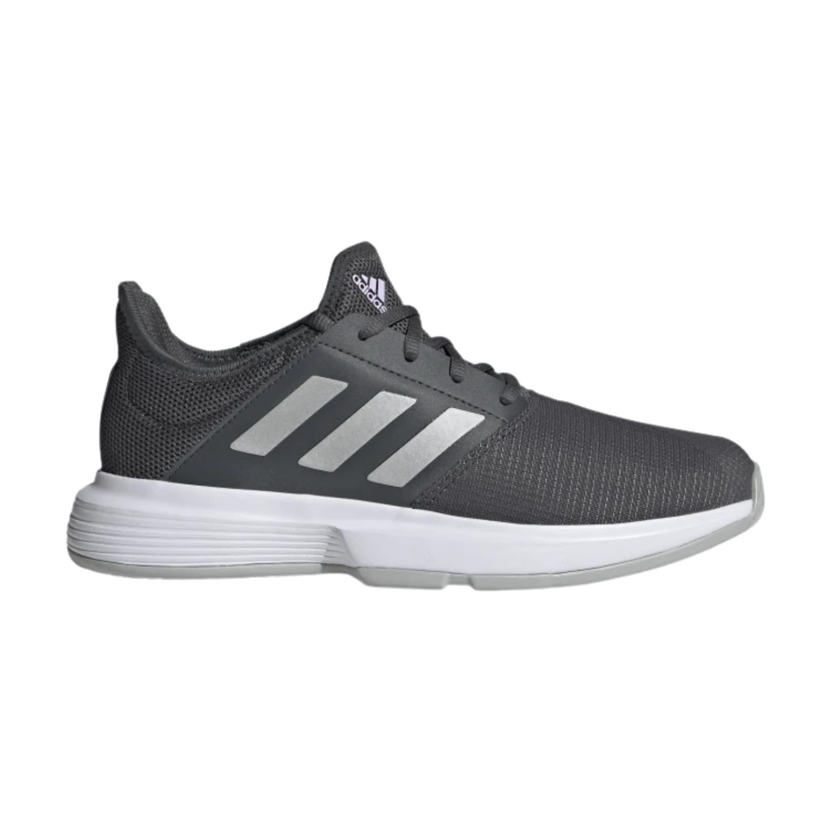 Adidas GameCourt Dame Grey Six/Silver Metallic - OLD