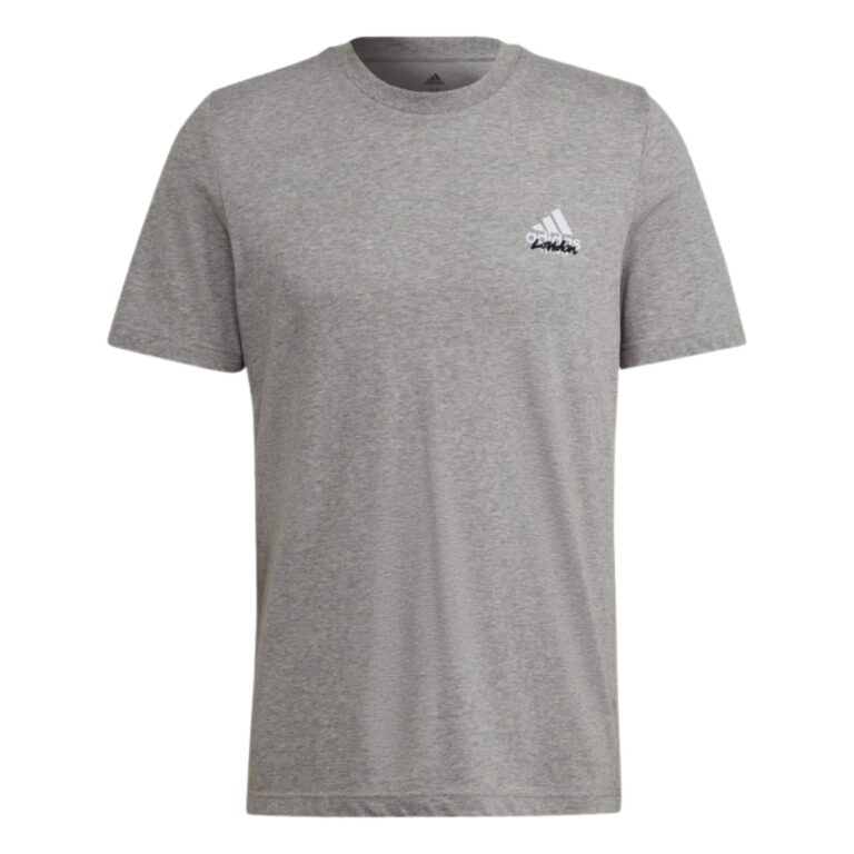 Adidas Graphic T-shirt Medium Grey Heather - OLD