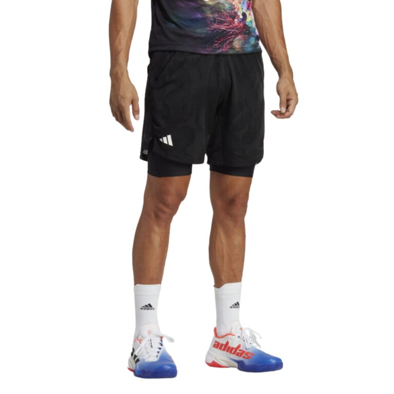 Adidas Melbourne Ergo Printed Short 7 Black - OLD