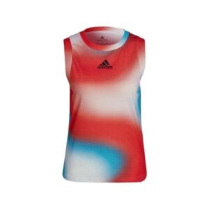 Adidas Melbourne Match Tanktop Dame White/Vivid red - OLD