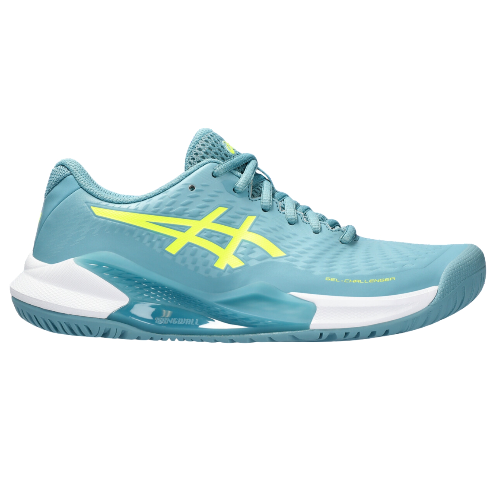 Asics Gel-Challenger 14 Women Gris Blue/Safety Yellow - OLD