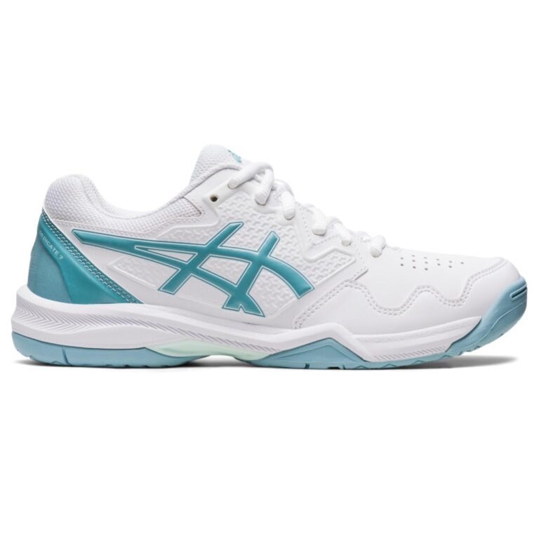 Asics Gel-Dedicate 7 Women White/Smoke Blue - OLD