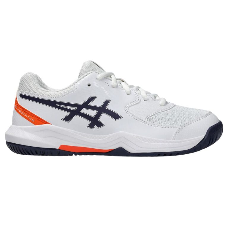 Asics Gel-Dedicate 8 GS White/Indigo Fog