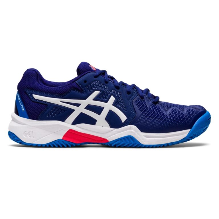 Asics Gel-Resolution 8 GS Clay Junior Dive Blue/White - OLD