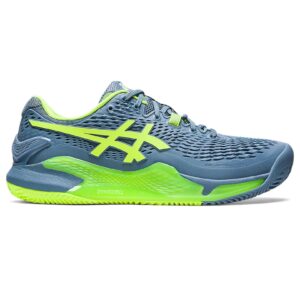 Asics Gel-Resolution 9 Clay Steel Blue/Hazard Green - OLD
