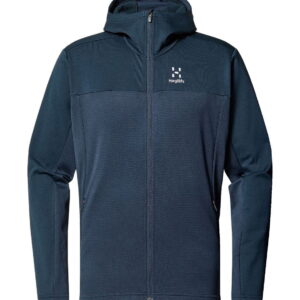 Haglöfs Lark Hood Midlayer Trøje Herre, blå