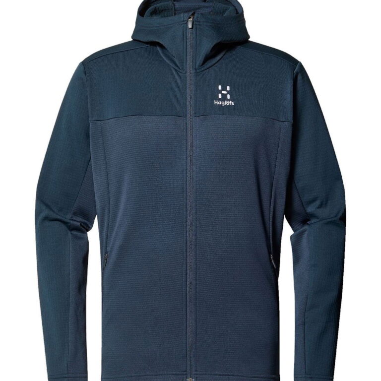 Haglöfs Lark Hood Midlayer Trøje Herre, blå