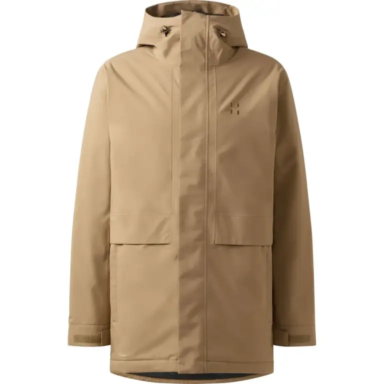 Haglöfs Salix Proof Mimic II Parka Vinterjakke Herre, oak brown