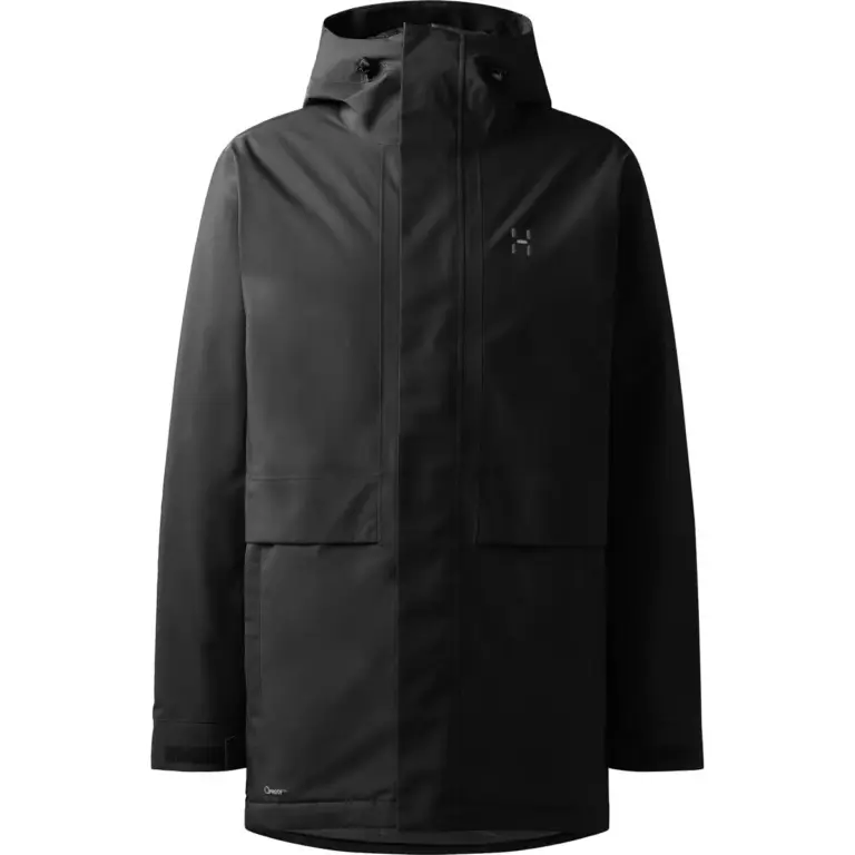 Haglöfs Salix Proof Mimic II Parka Vinterjakke Herre, true black