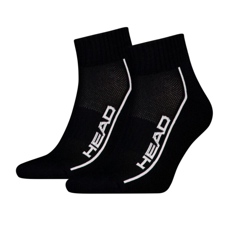 Head Performance Quarter Socks 2-Pack Black