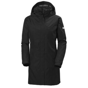 Helly Hansen Aden Long Insulated Jakke Dame, sort