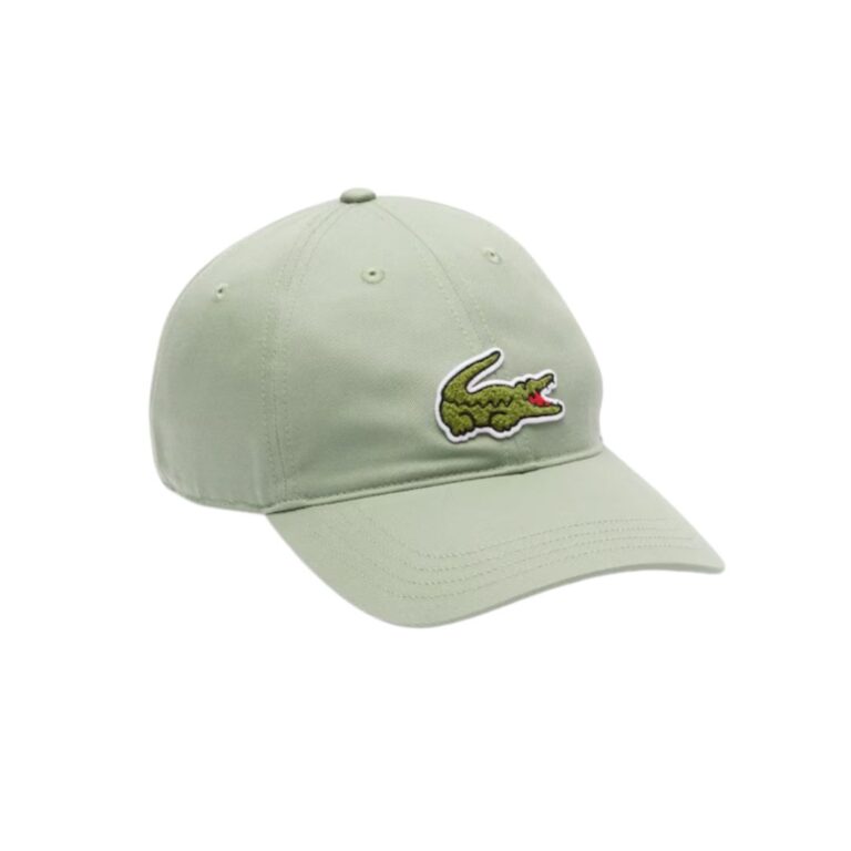 Lacoste Crocodile Badge Cotton Twill Cap Thyme