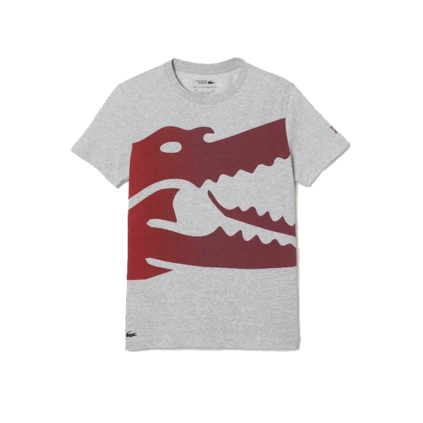 Lacoste Novak Djokovic T-shirt Silver Chine - OLD