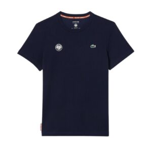 Lacoste Roland Garros Edition Ultra-Dry T-shirt Navy - OLD