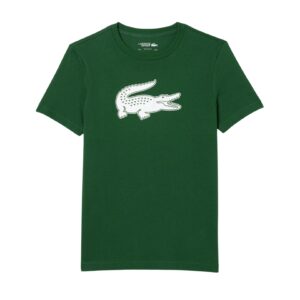 Lacoste Sport 3D Print Crocodile T-shirt Green/White - OLD