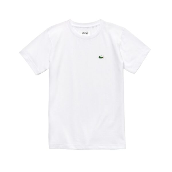 Lacoste Sport Breathable Cotton Blend Junior T-shirt White