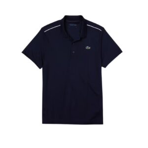 Lacoste Sport Breathable Piqué Polo Navy/White - OLD