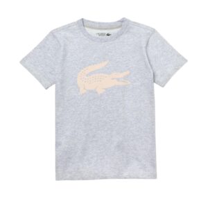 Lacoste Sport Oversized Croc Junior T-shirt Grey - OLD