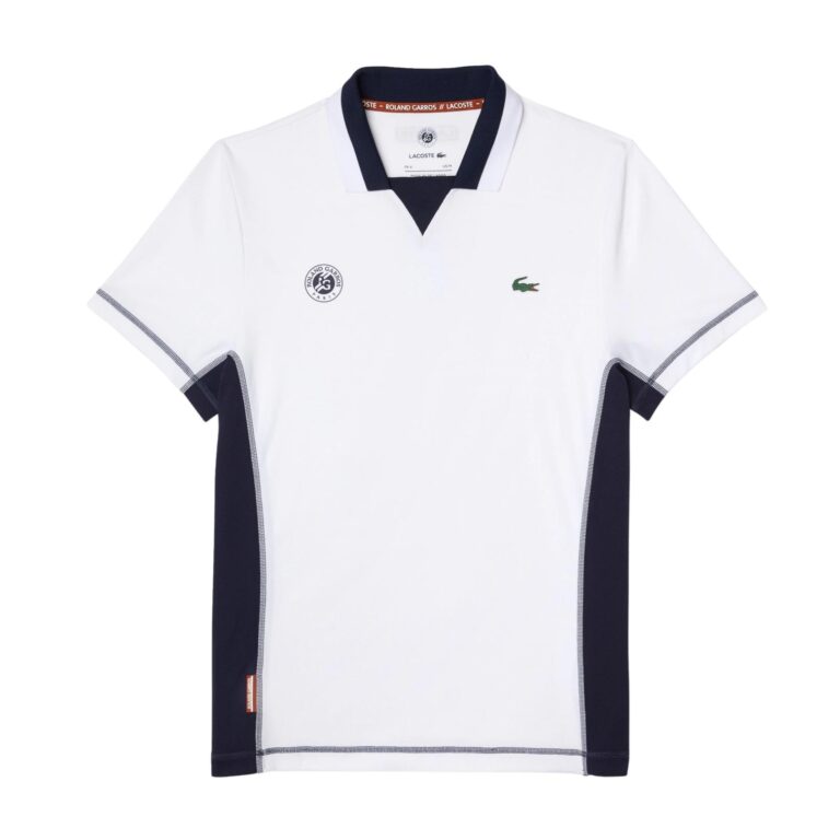Lacoste Sport Roland Garros Breathable Polo White - OLD