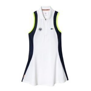 Lacoste Sport Roland Garros Dress White/Navy/Ledge - OLD