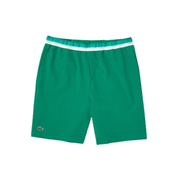 Lacoste Sport x Novak Djokovic Light Stretch Shorts Fluorine Green - OLD