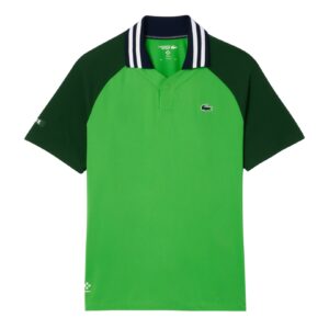 Lacoste x Daniil Medvedev Ultra-Dry Tennis Polo Shirt Green - OLD