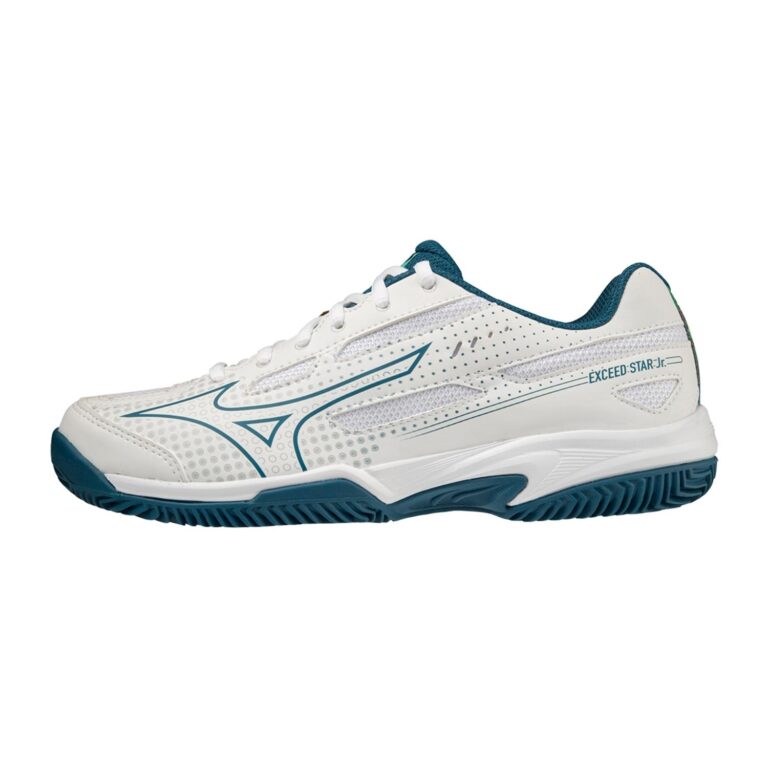 Mizuno Exceed Star Junior White/Turquoise - OLD