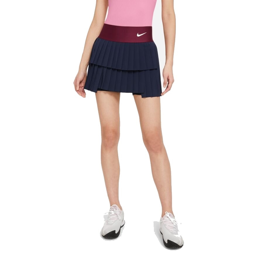 Nike Court Advantage Nederdel Obsidian/Dark Beetroot/White - OLD