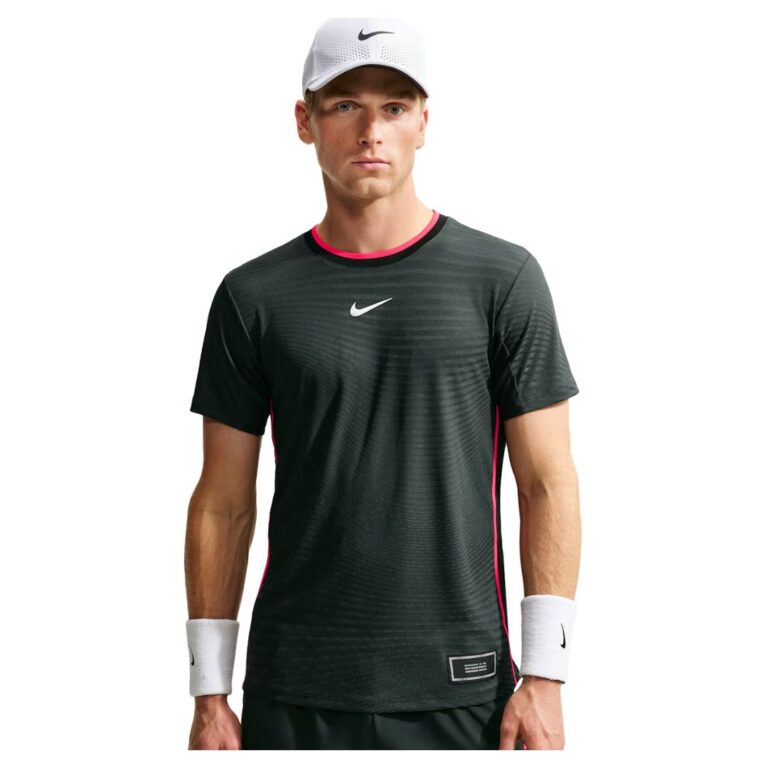 Nike Court Aero-FIT Slam T-shirt Black Spruce