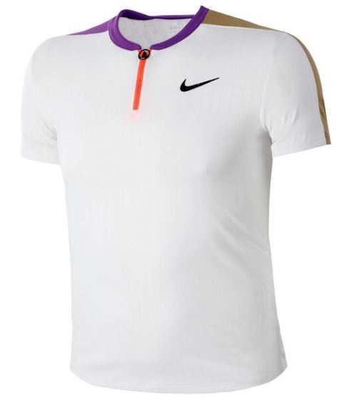 Nike Court Breathe Slam Polo Hvid - OLD