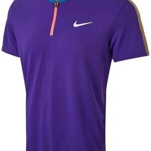 Nike Court Breathe Slam Polo Lilla - OLD