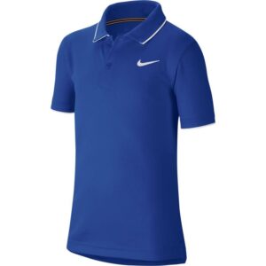 Nike Court Dri-FIT Junior Polo Blå - OLD