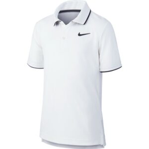 Nike Court Dri-FIT Junior Polo Hvid - OLD