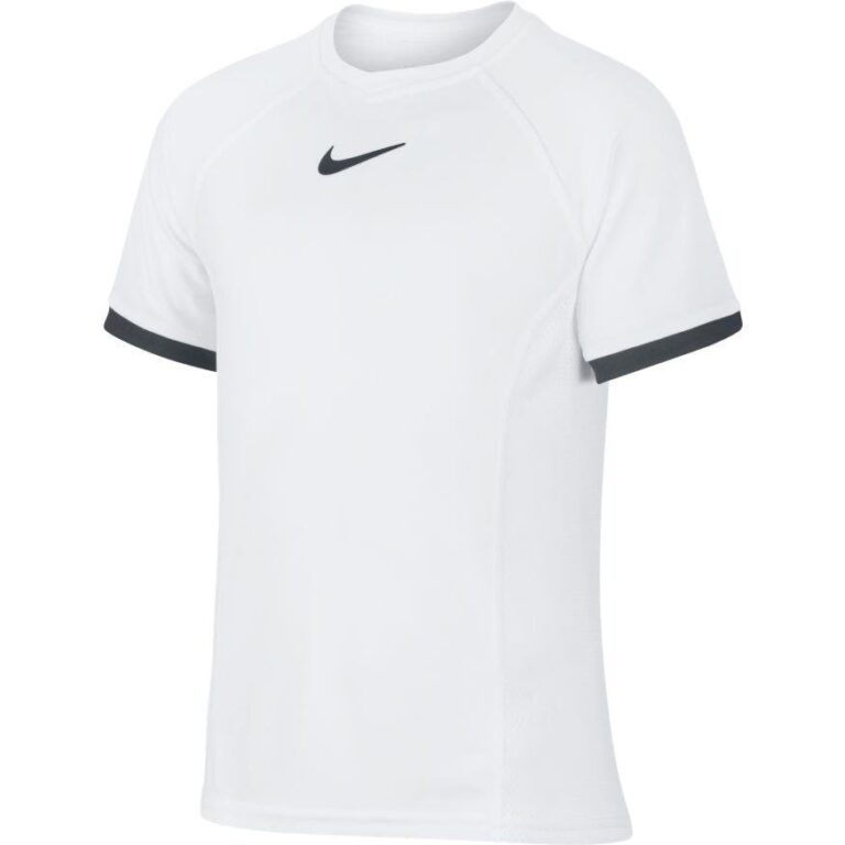 Nike Court Dri-FIT Junior T-shirt Hvid - OLD