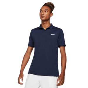 Nike Court Dri-FIT Victory Polo Obsidian/White - OLD