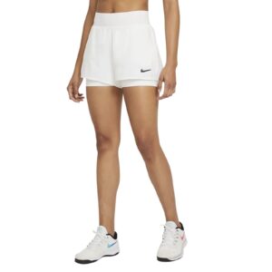 Nike Court Dri-FIT Victory Shorts Dame Hvid - OLD