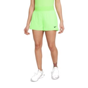 Nike Court Dri-Fit Victory Shorts Dame Lime Glow/Black - OLD