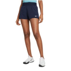 Nike Court Dri Fit Victory Shorts Womens Obsidian/White - OLD