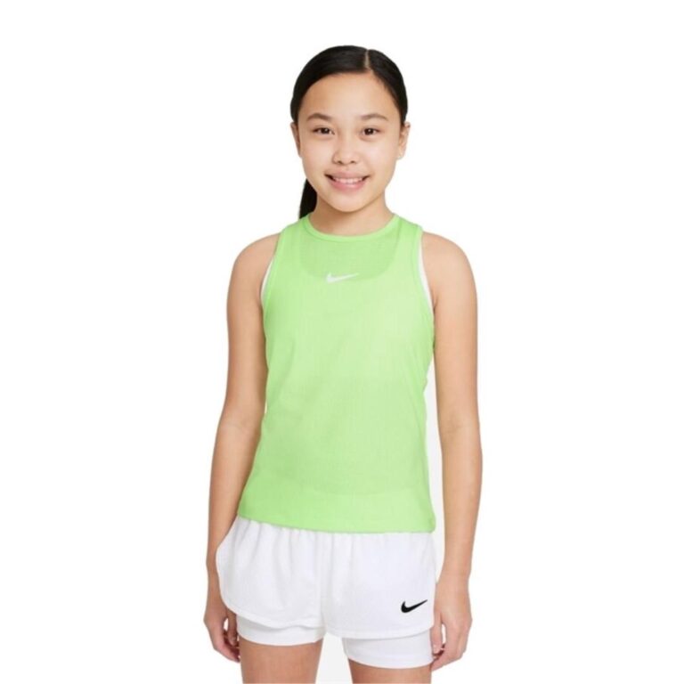 Nike Court Dri-Fit Victory Tanktop Junior Lime Glow/White - OLD