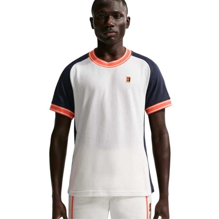 Nike Court Heritage T-shirt Sail/Dark Obsidian