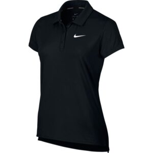 Nike Court Pure Dame Polo Sort